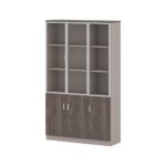 Modern 3Door Office File Cabinet With Glass Doors Storage Unit | Dubai & UAE
