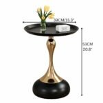 Modern Luxury Coffee Table With Metallic Base | Dubai & UAE - Image 2
