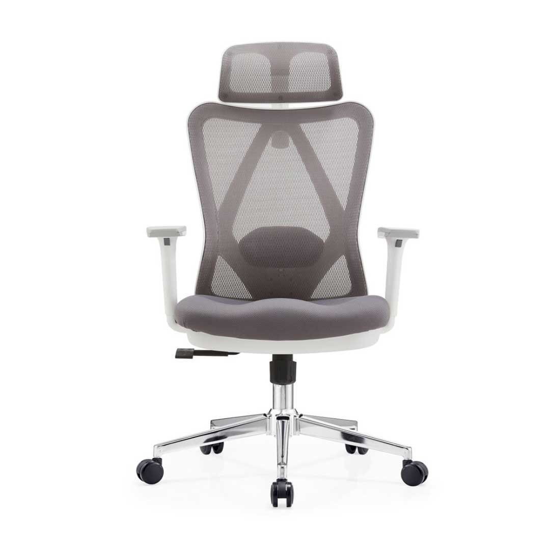 EG-789-H-white-1.jpg Comfort Plus High Back Executive Office Chair Arctic White Edition | Dubai & UAE - Image 1