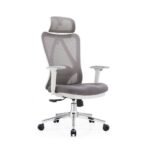 Comfort Plus High Back Executive Office Chair Arctic White Edition | Dubai & UAE - Image 2