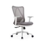 Comfort Plus Medium Back Executive Office Chair Arctic White | Dubai & UAE - Image 3