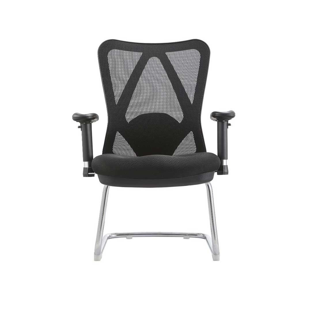 EG-789-V-Black.jpg Comfort Plus Black Mesh Visitor Chair | Dubai & UAE - Image 1