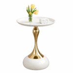 Modern Luxury Coffee Table With Metallic Base | Dubai & UAE