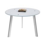 Luxury Top Glass Round Meeting Table | Dubai & UAE