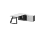 Executive Office Desk Grey White | Dubai & UAE - Image 2