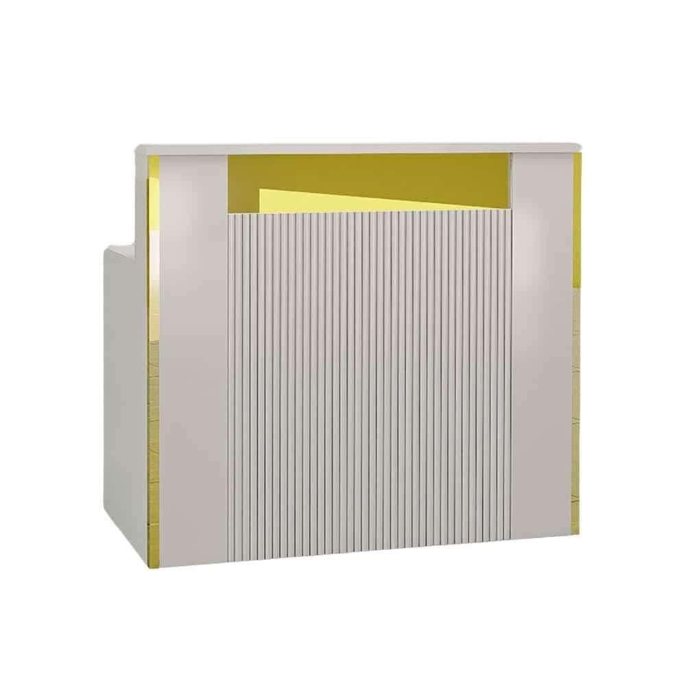 gold-white-modern-Reception-desk.jpg Luxury Top Front Desk Gold-white Modern Reception Desk | Dubai & UAE - Image 1
