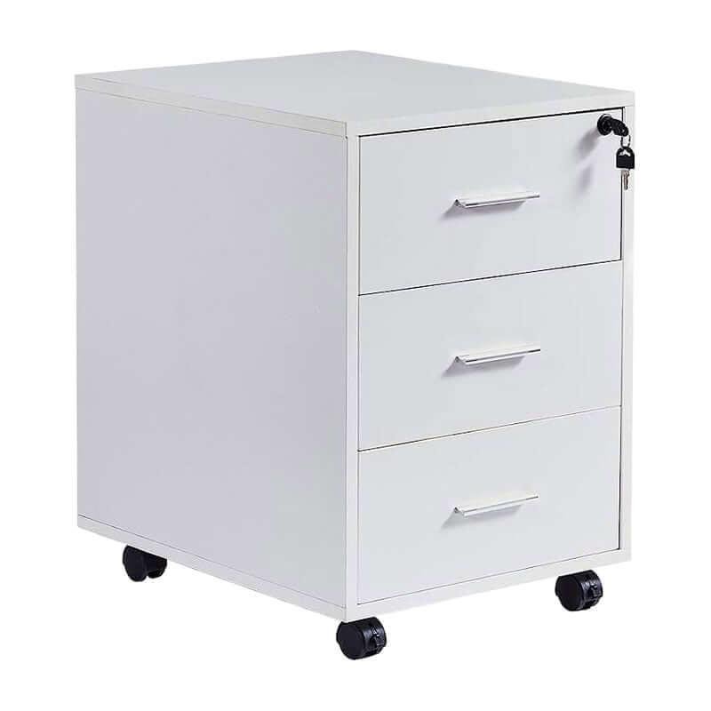 low-back-cabinet-800by800.jpg 3 Drawer Mobile File Cabinet White | Dubai & UAE - Image 1