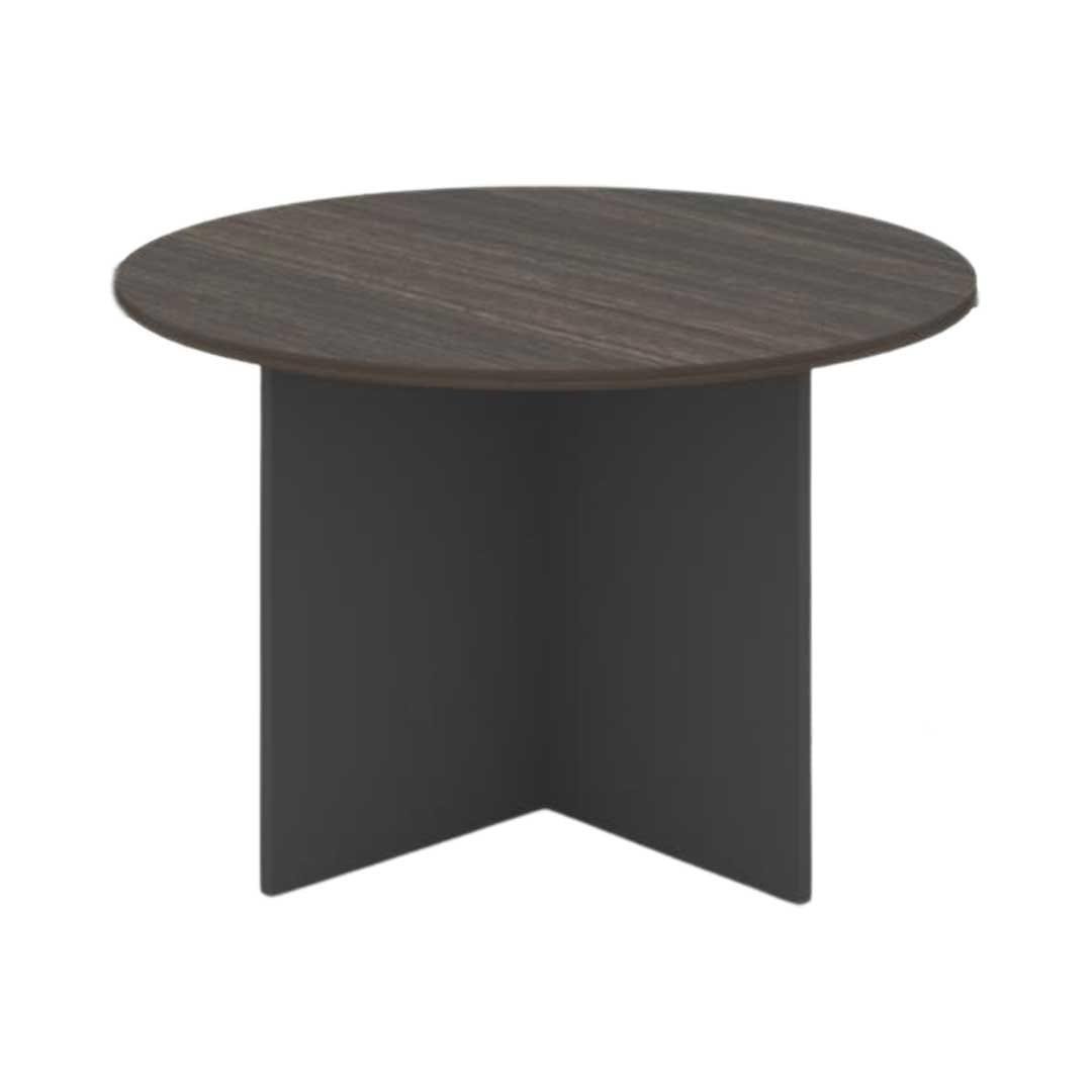 round-meeting-table-coffee-color.jpg Coffee Grey Round Meeting Table | Dubai & UAE - Image 1