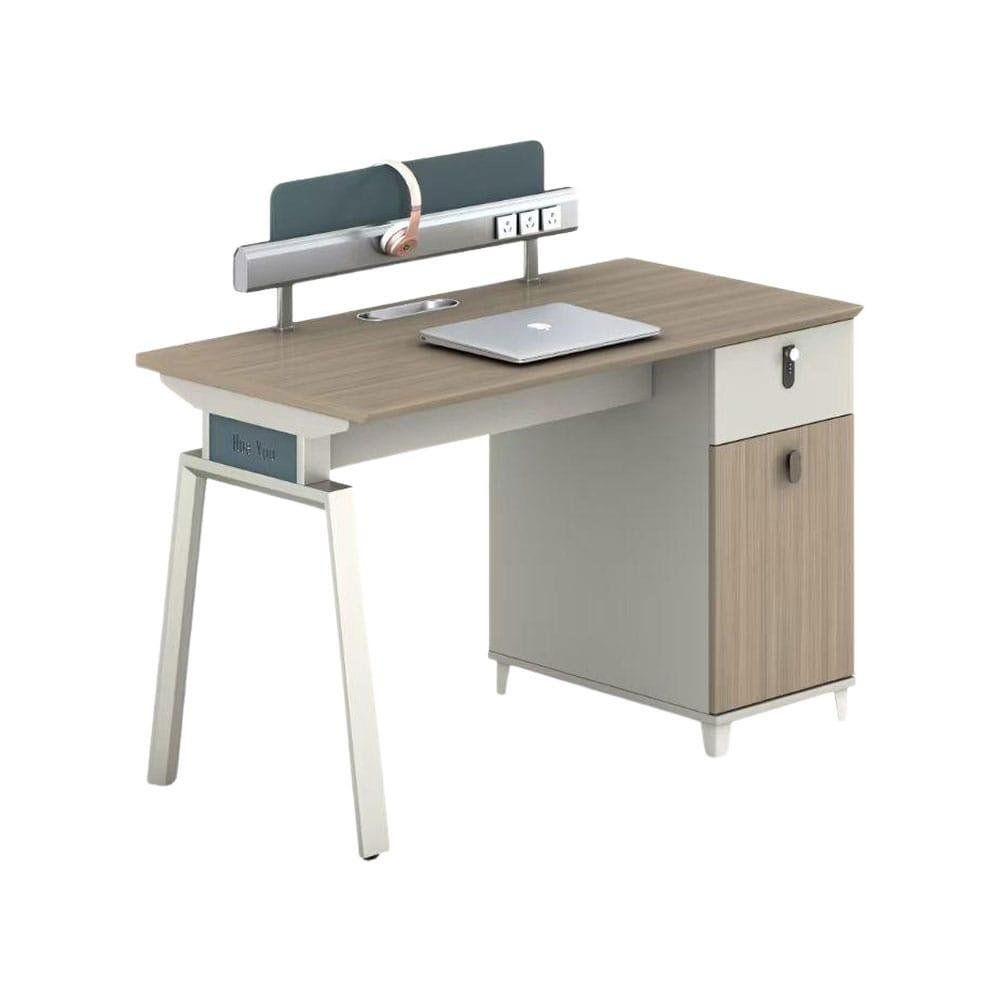 single-person-workstation-237-1.jpg Office Workstation Desk With Storage & Power Outlets | Dubai & UAE - Image 1